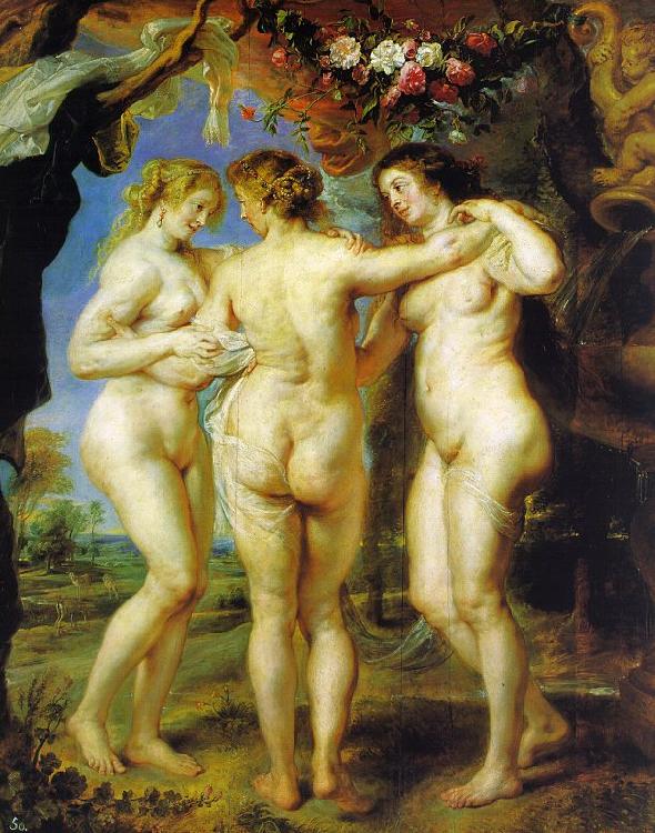 Peter Paul Rubens The Three Graces Norge oil painting art